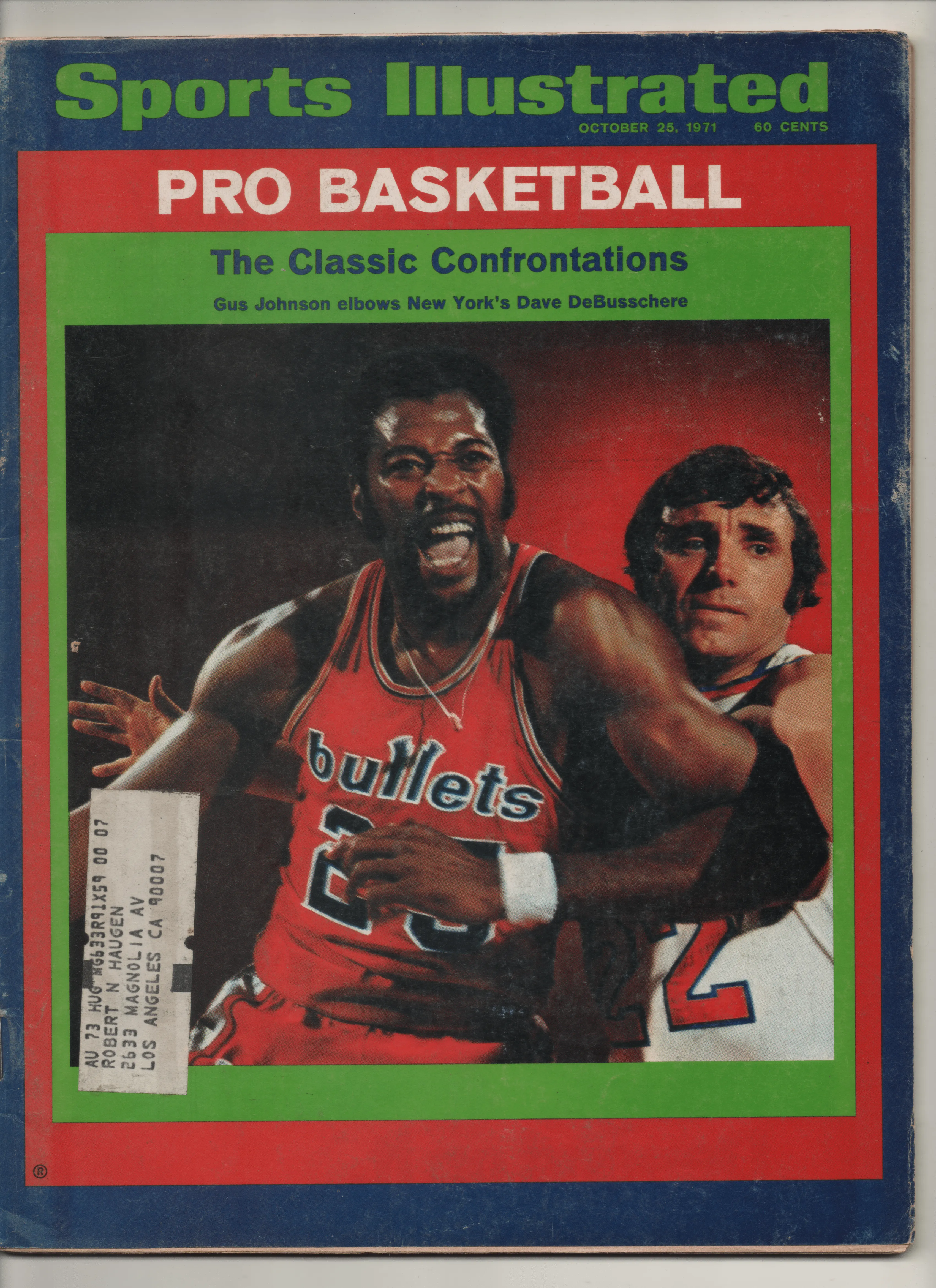 [1 of 1] 1971 Sports Illustrated "Pro Basketball - The Classic Confrontations"