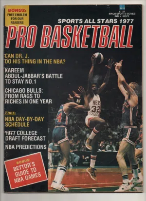 [1 of 1] 1977 Sports All Stars Pro Basketball "Kareem Abdul Jabbar's Battle To Stay No.1"