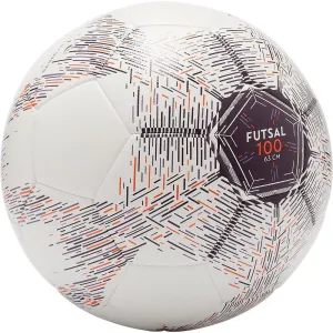 100 Hybrid 63cm Futsal Ball - White