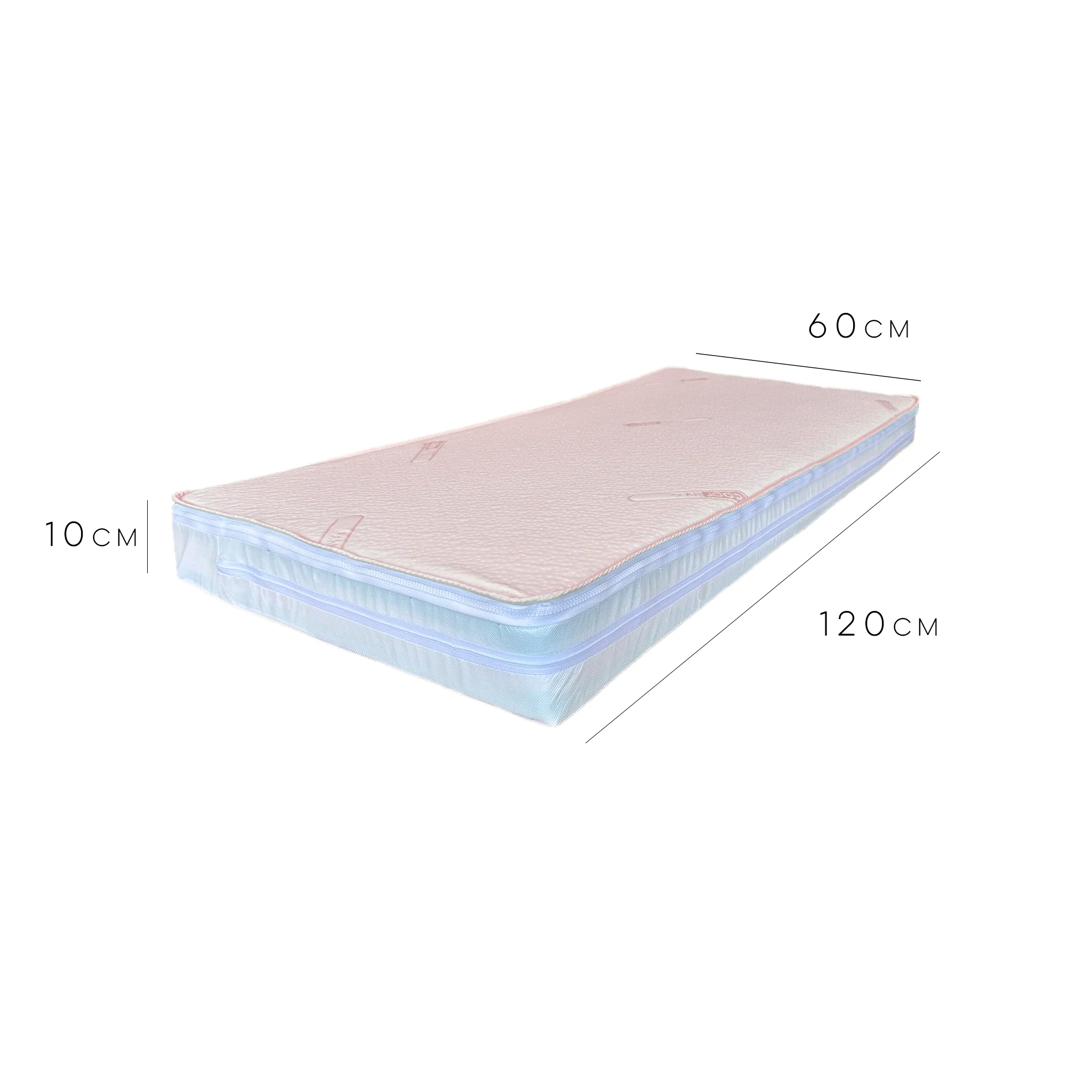 120 x 60 cm Natural-Start Cot Mattress - Coir & Wool