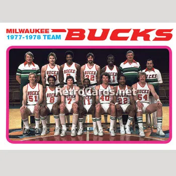 1978-79T Milwaukee Bucks Team