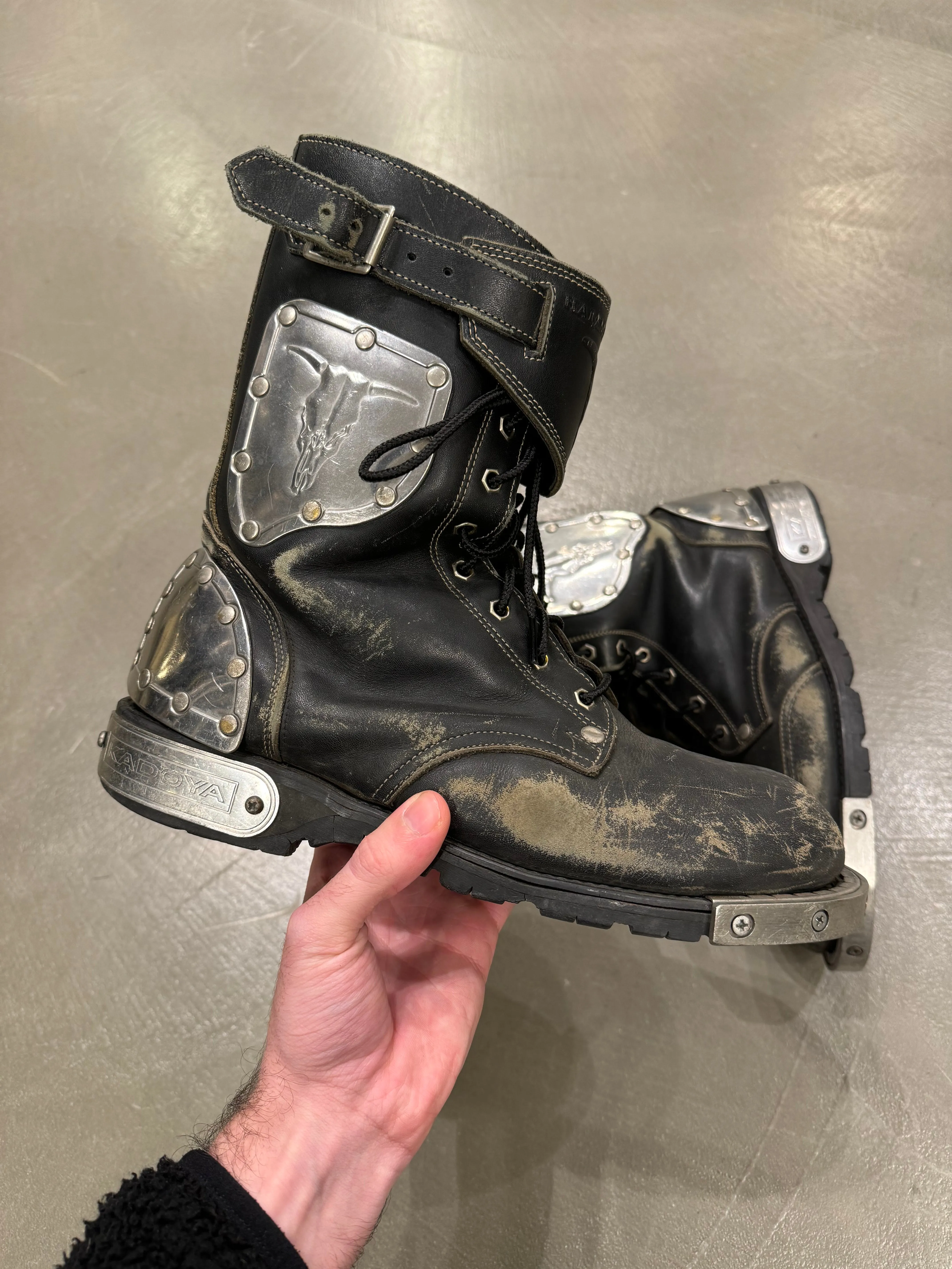 1990s Kadoya hammer reinforced boots