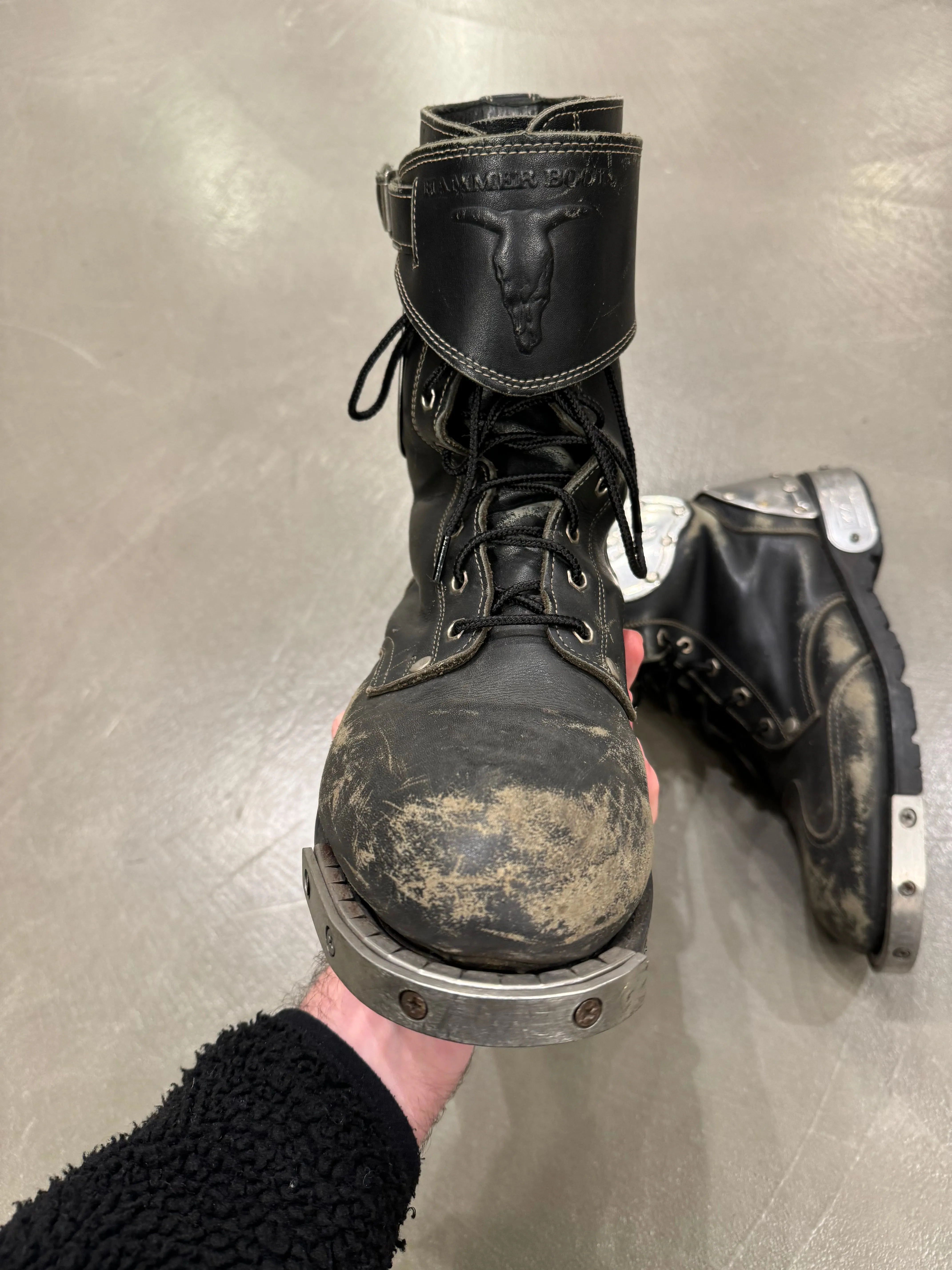 1990s Kadoya hammer reinforced boots