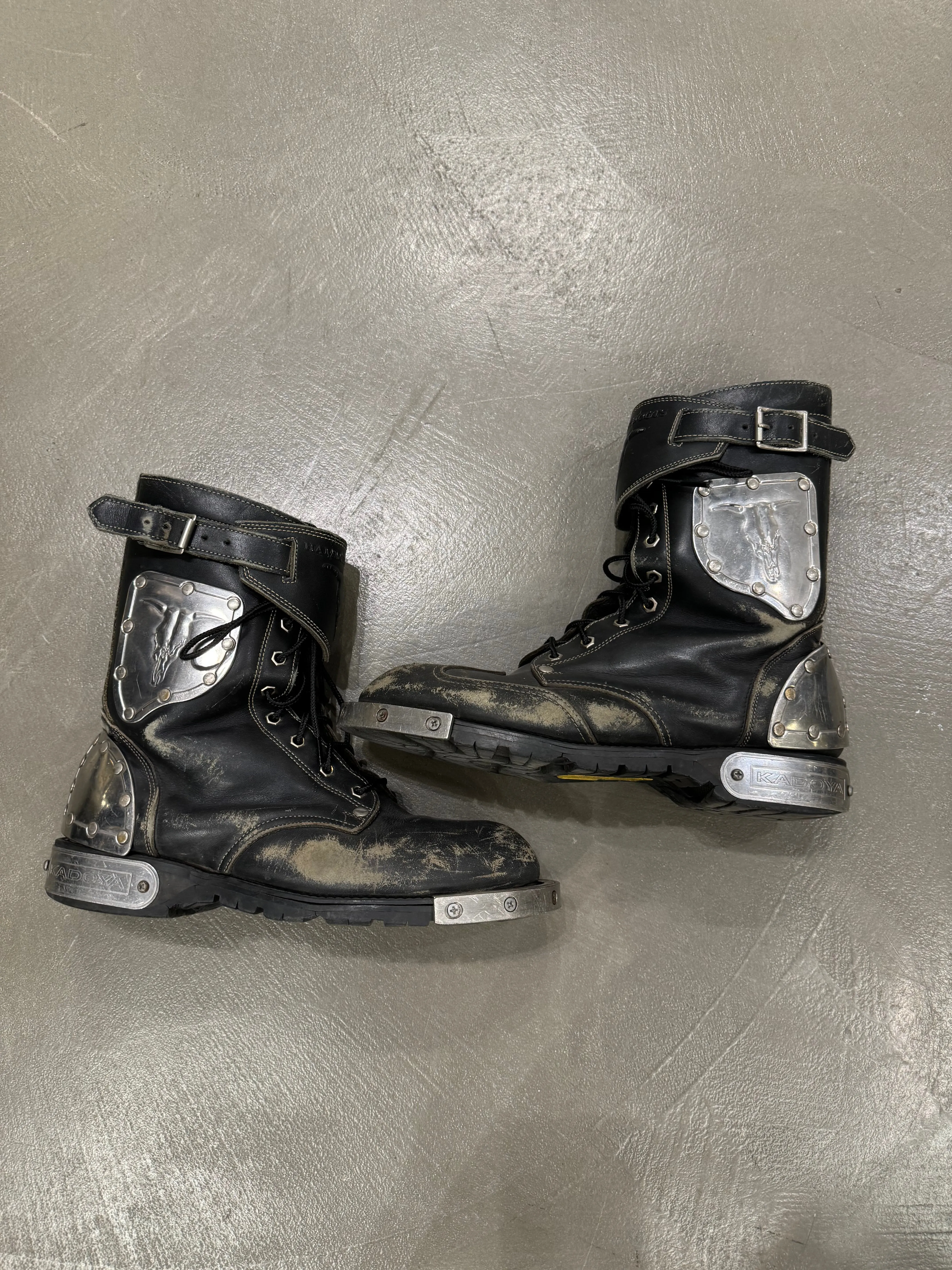 1990s Kadoya hammer reinforced boots