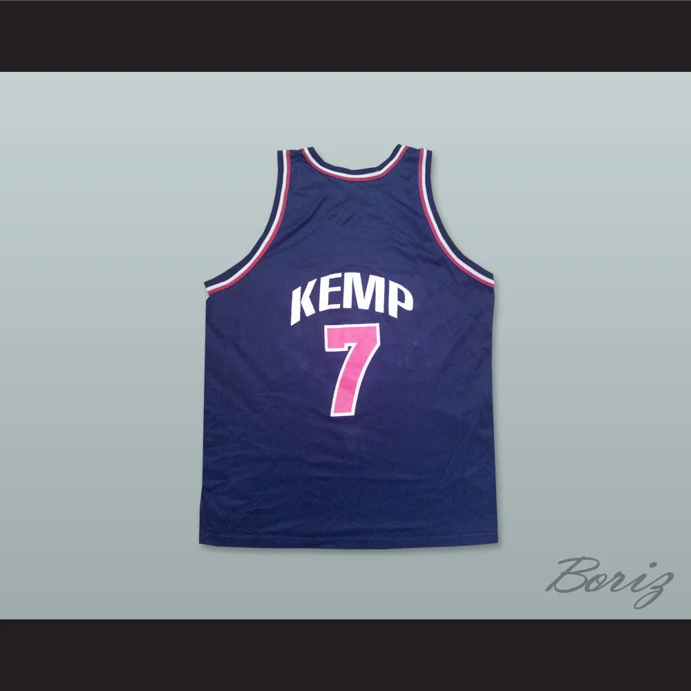 1994 Shawn Kemp 7 USA Team Away Basketball Jersey