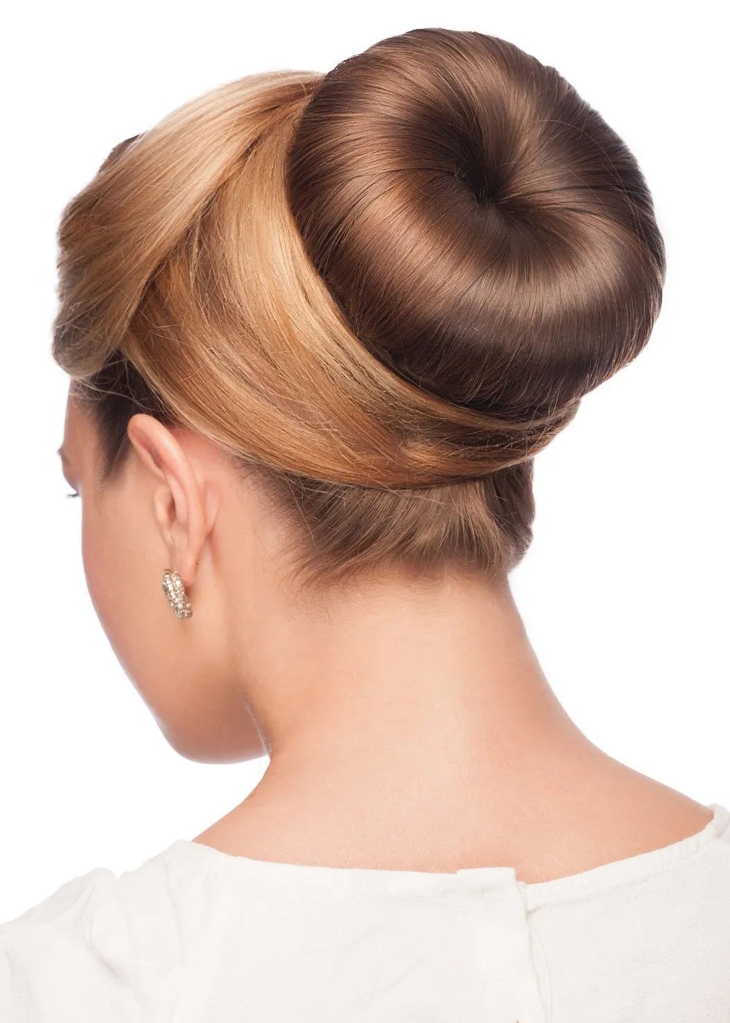 3 Pieces Hair Donut Bun Maker (Black - L, M, S)