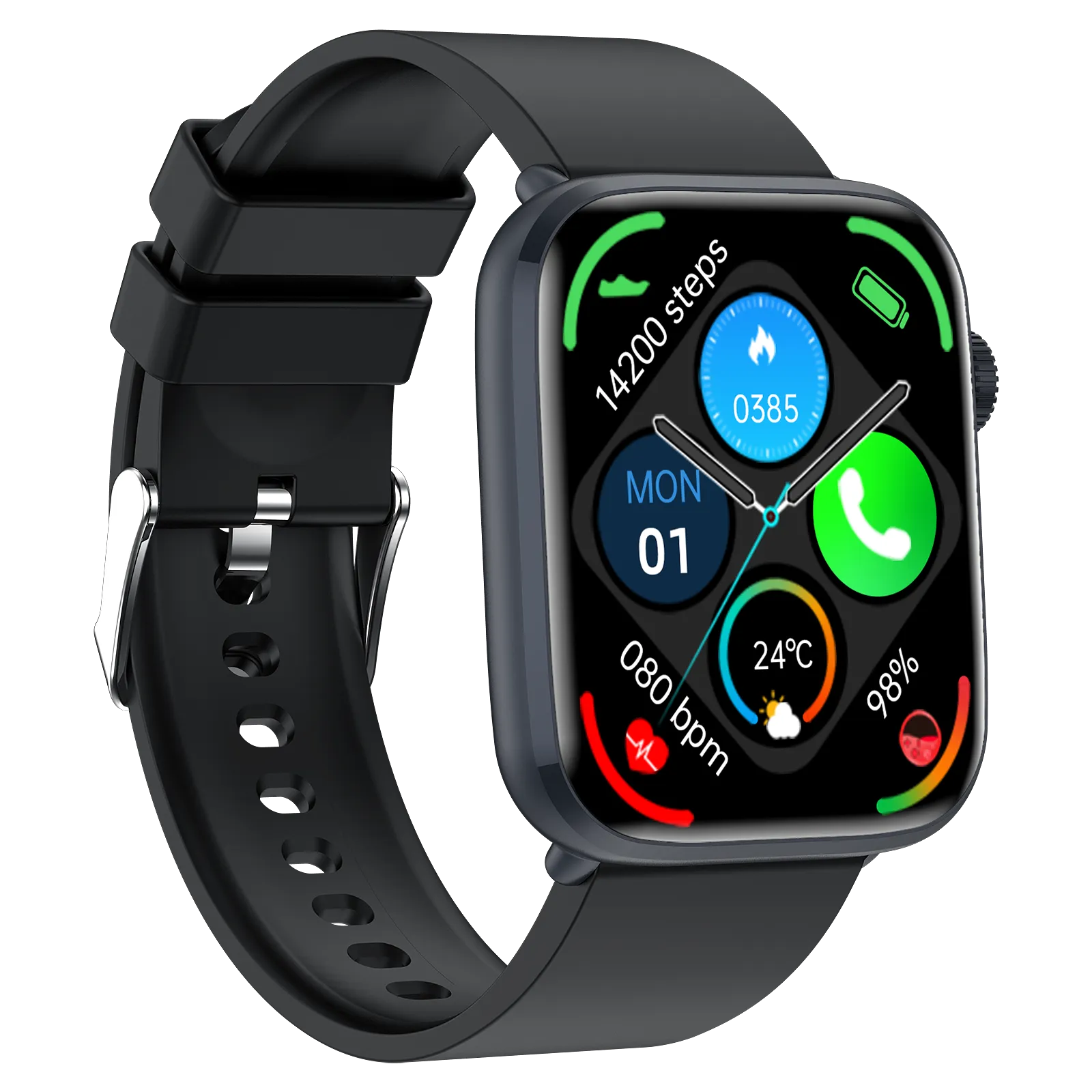360° FITSmartWatch PRO2 NEU (Modell 2024/2025)