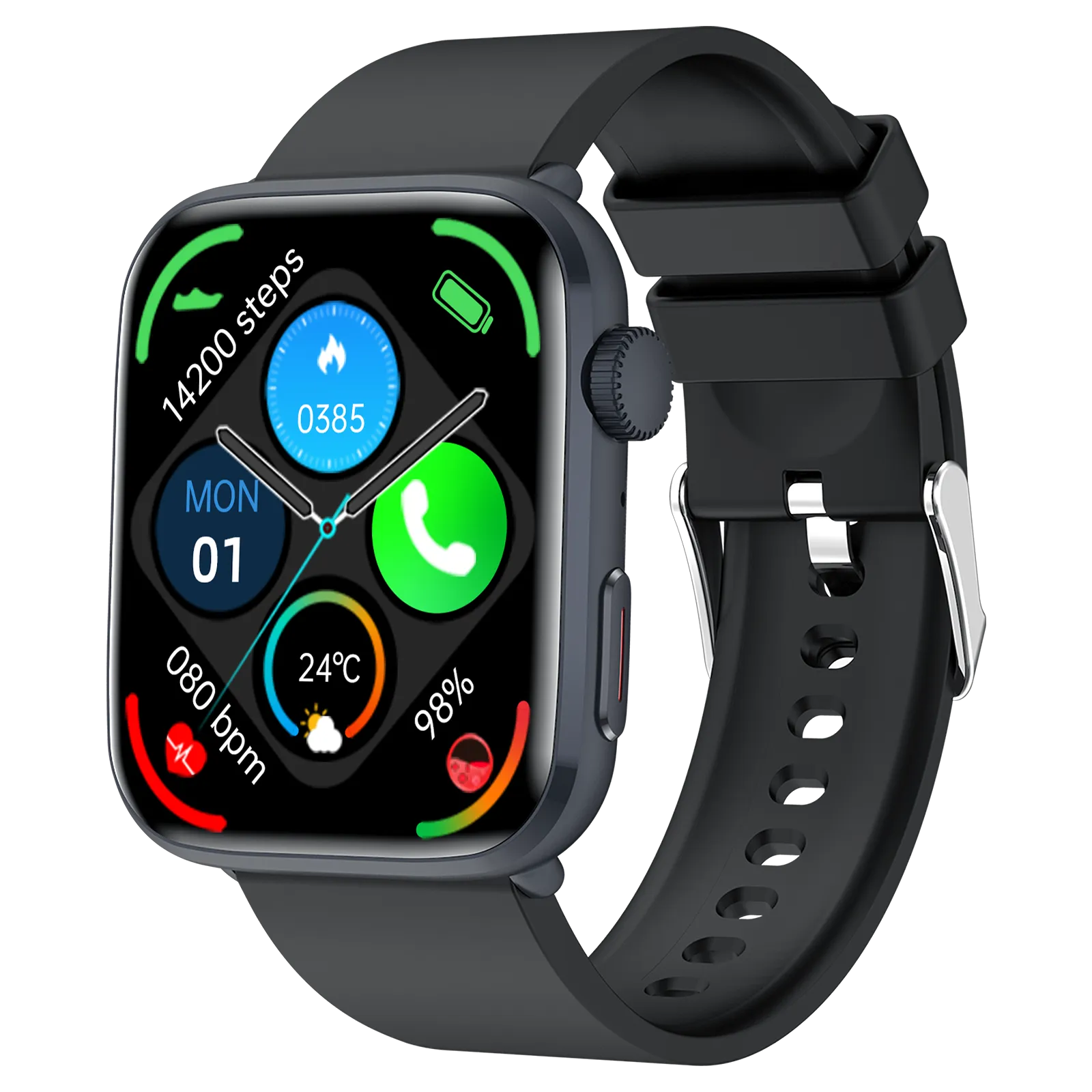 360° FITSmartWatch PRO2 NEU (Modell 2024/2025)