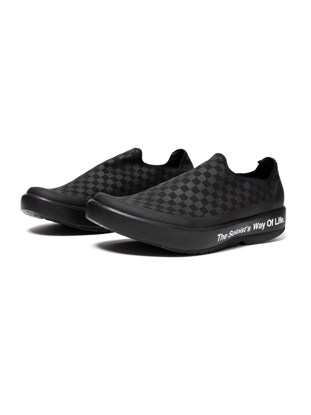 50% OFF WINTER SALE TAKAHIROMIYASHITA TheSoloist. X OOFOS Checkered Shoe
