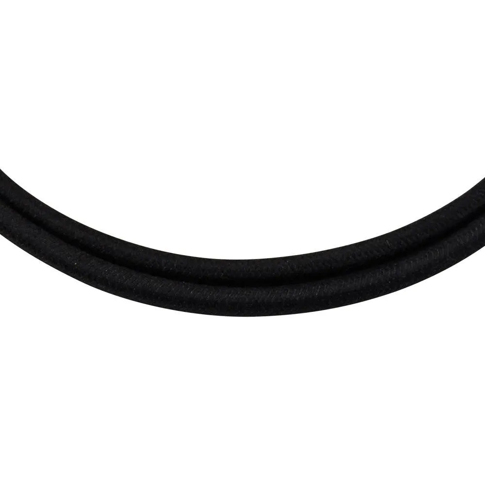 7mm Braided Cloth  Motorcycle Spark Plug Wire Kit - Black