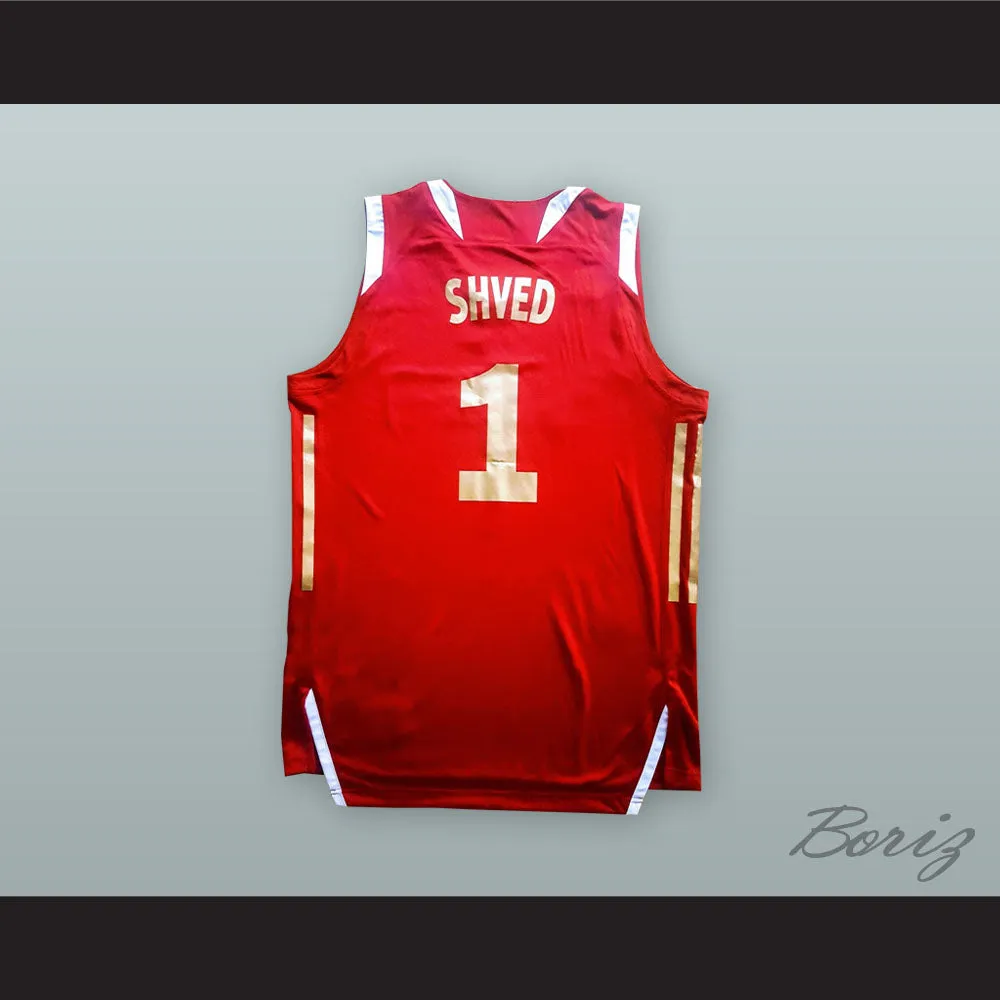 Alexey Shved 1 Russia National Team Red Basketball Jersey