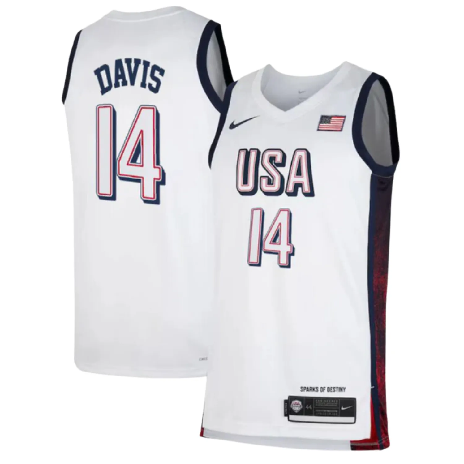 Anthony Davis Team USA 2024 Olympics Jersey