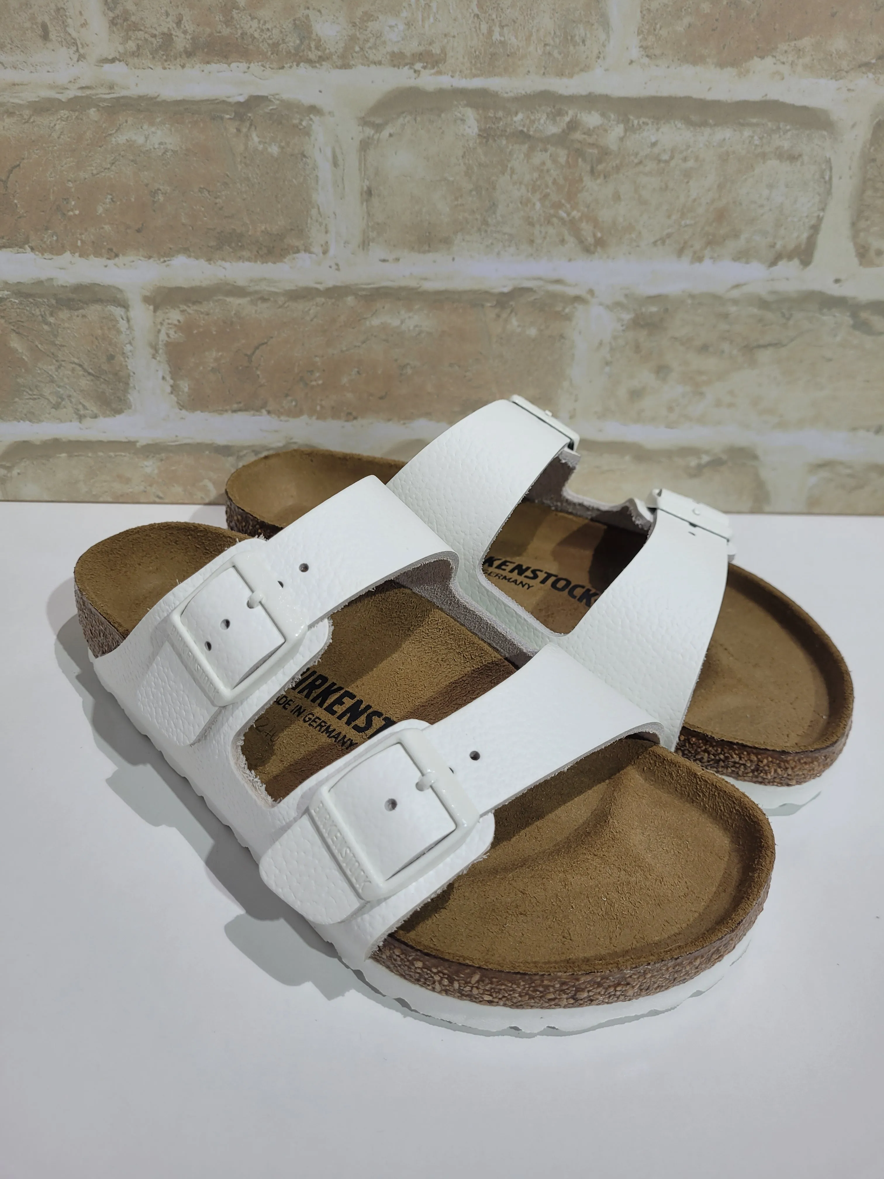 Arizona White Leather By Birkenstock