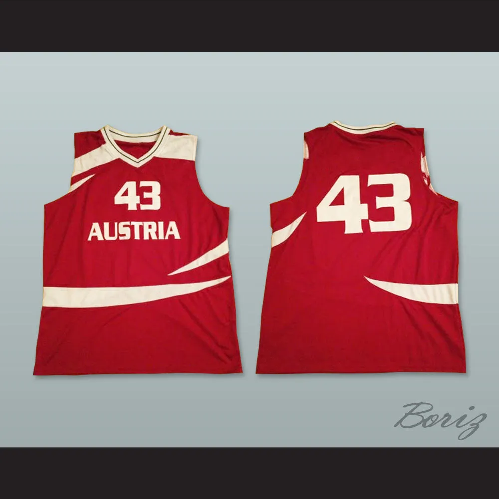Austria 43 National Team Basketball Jersey