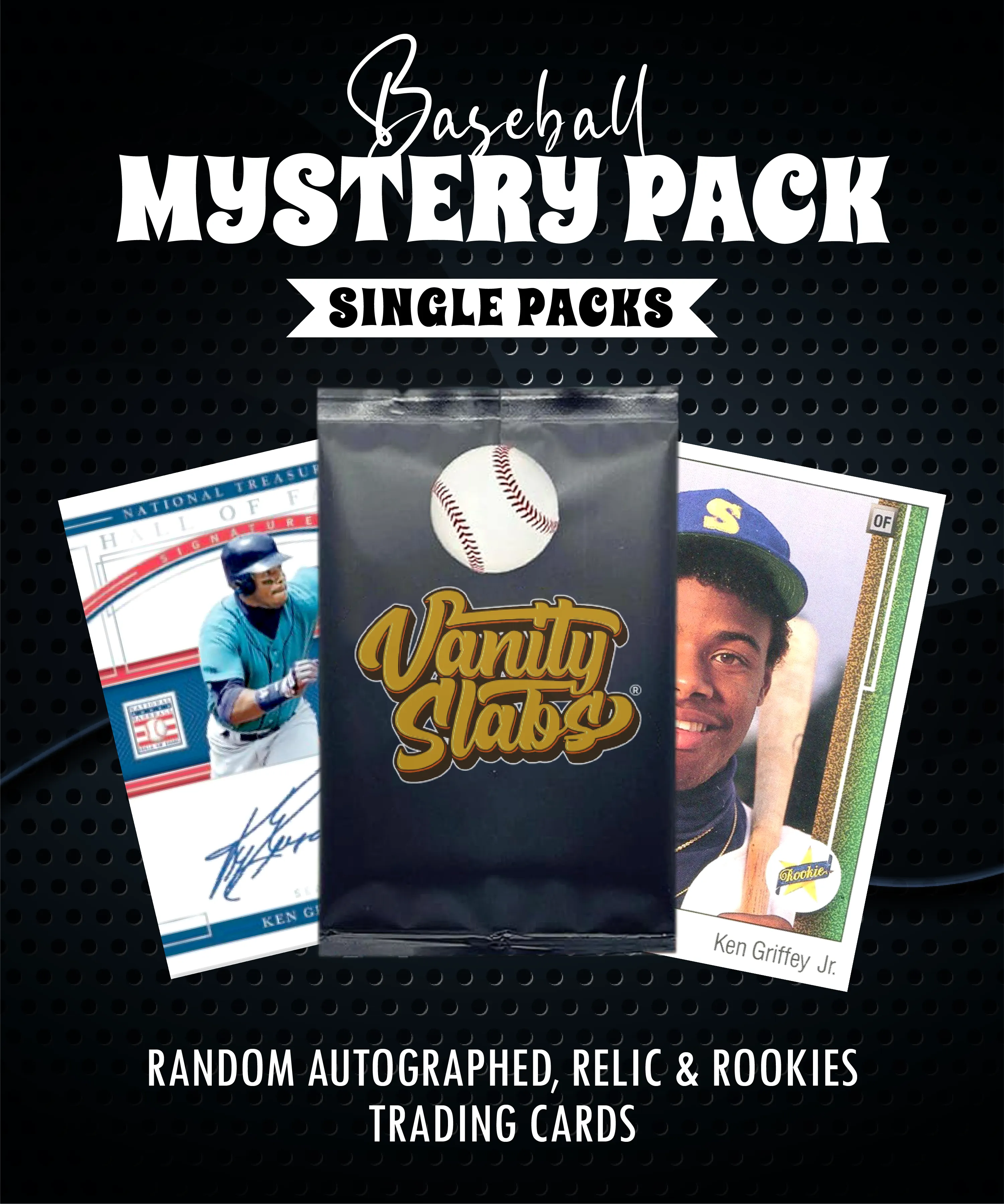 Baseball Mystery Pack (Random Autographed, Relic & Rookies Trading Cards)