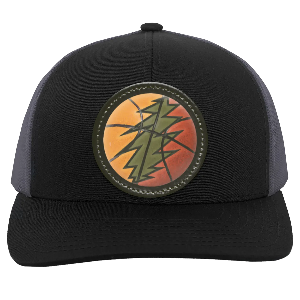 Basketball Bolt - Trucker Snap Back - Circle Patch