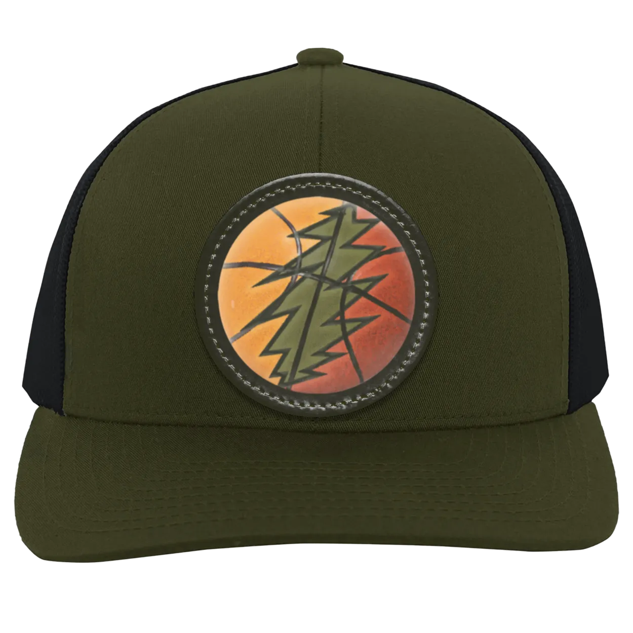 Basketball Bolt - Trucker Snap Back - Circle Patch