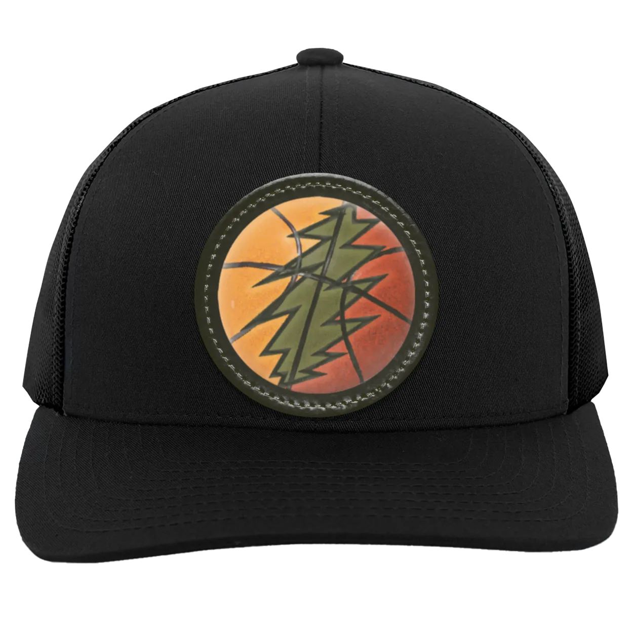 Basketball Bolt - Trucker Snap Back - Circle Patch