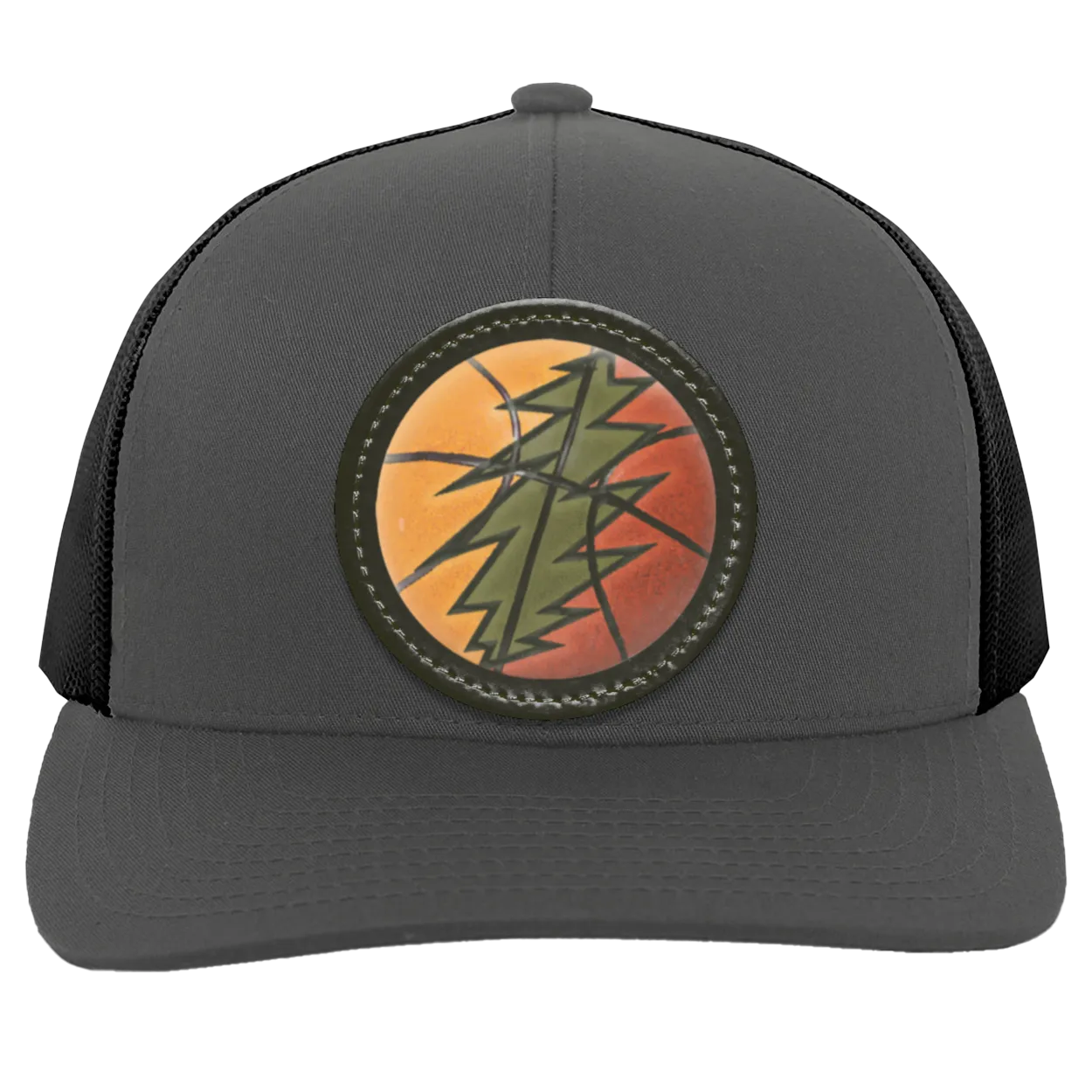 Basketball Bolt - Trucker Snap Back - Circle Patch
