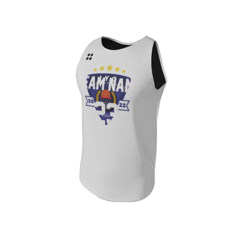 Basketball LiteOneX - White & Black Jersey LiteOneX Jersey. (x 6)
