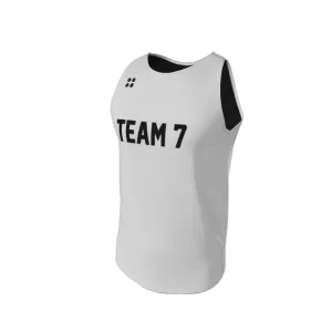 Basketball LiteOneX - White & Black Jersey LiteOneX Jersey. (x 8)
