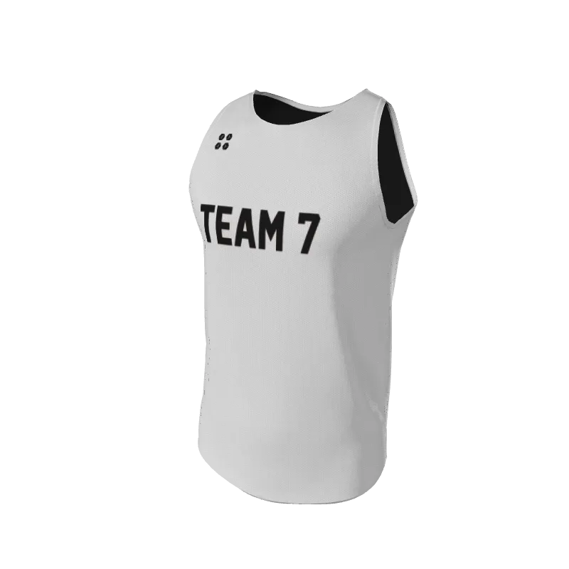 Basketball LiteOneX - White & Black Jersey LiteOneX Jersey. (x 8)