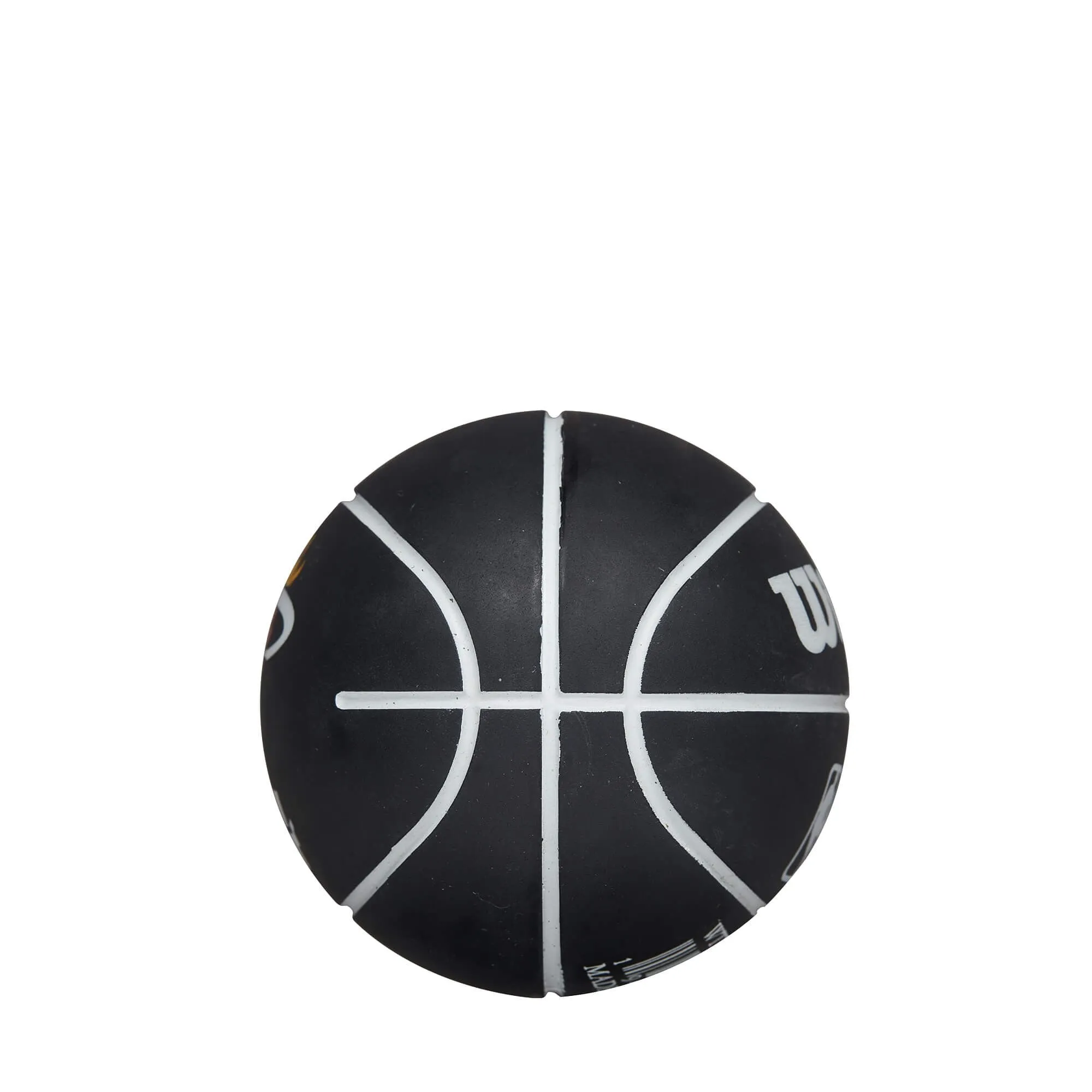 Basketbalová lopta Wilson NBA Dribbler Basketball Miami Heat (super mini) čierna