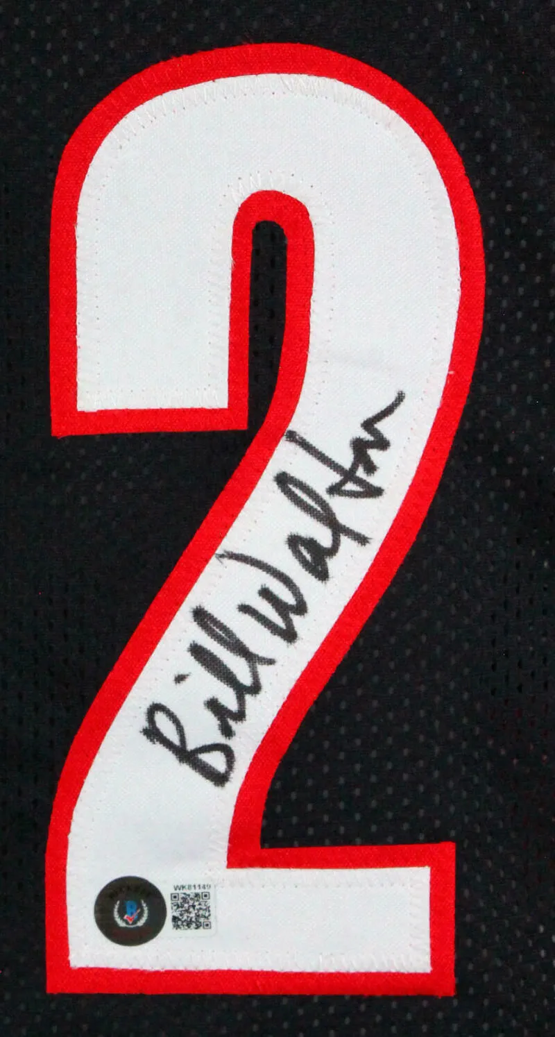 Bill Walton Autographed Black Pro Basketball Jersey-Beckett W Hologram *Black