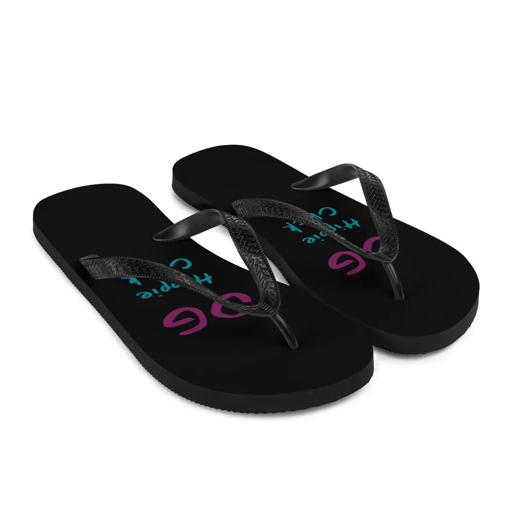 Black Flip-Flops