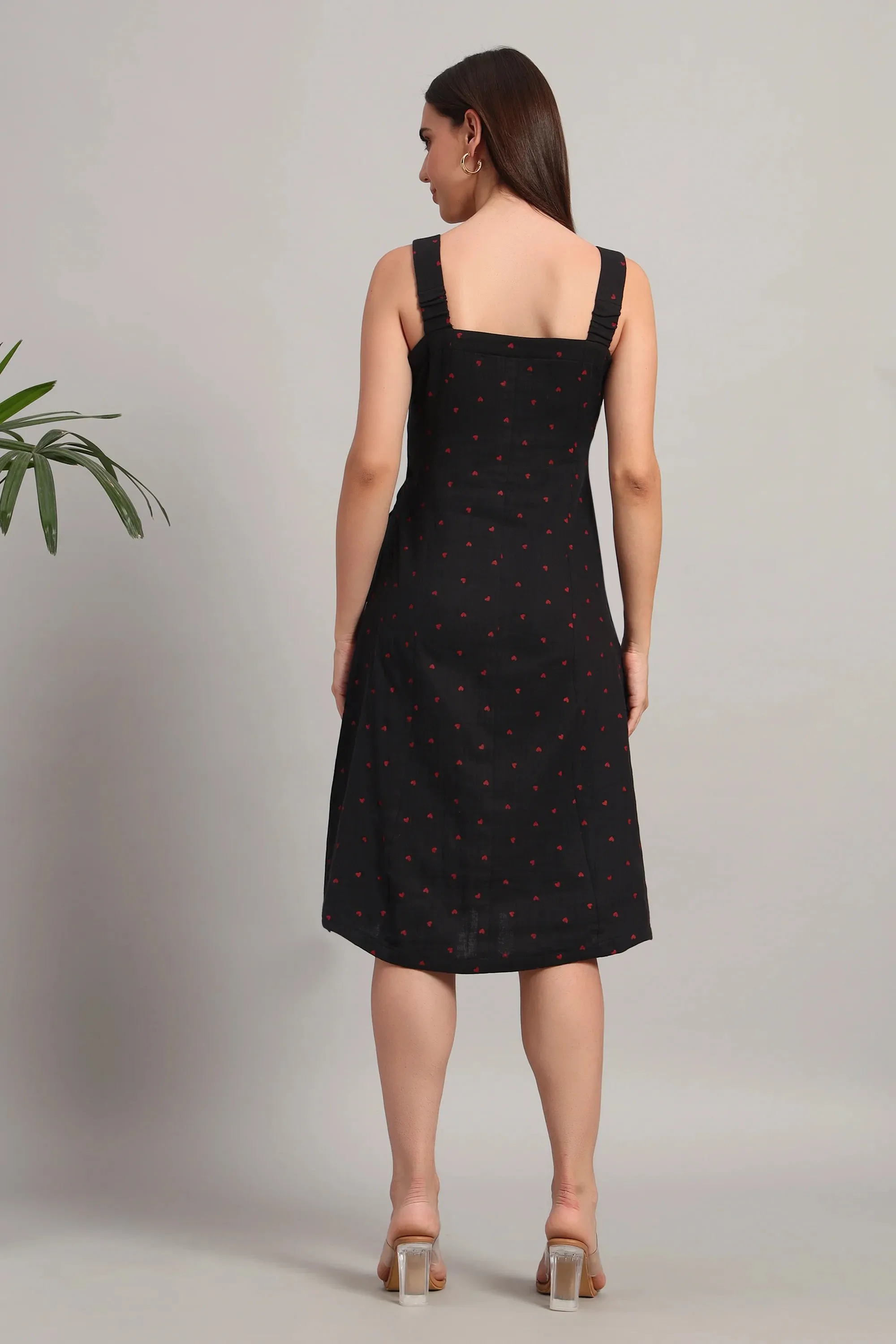 Blackberry Hearts, Midi Dress