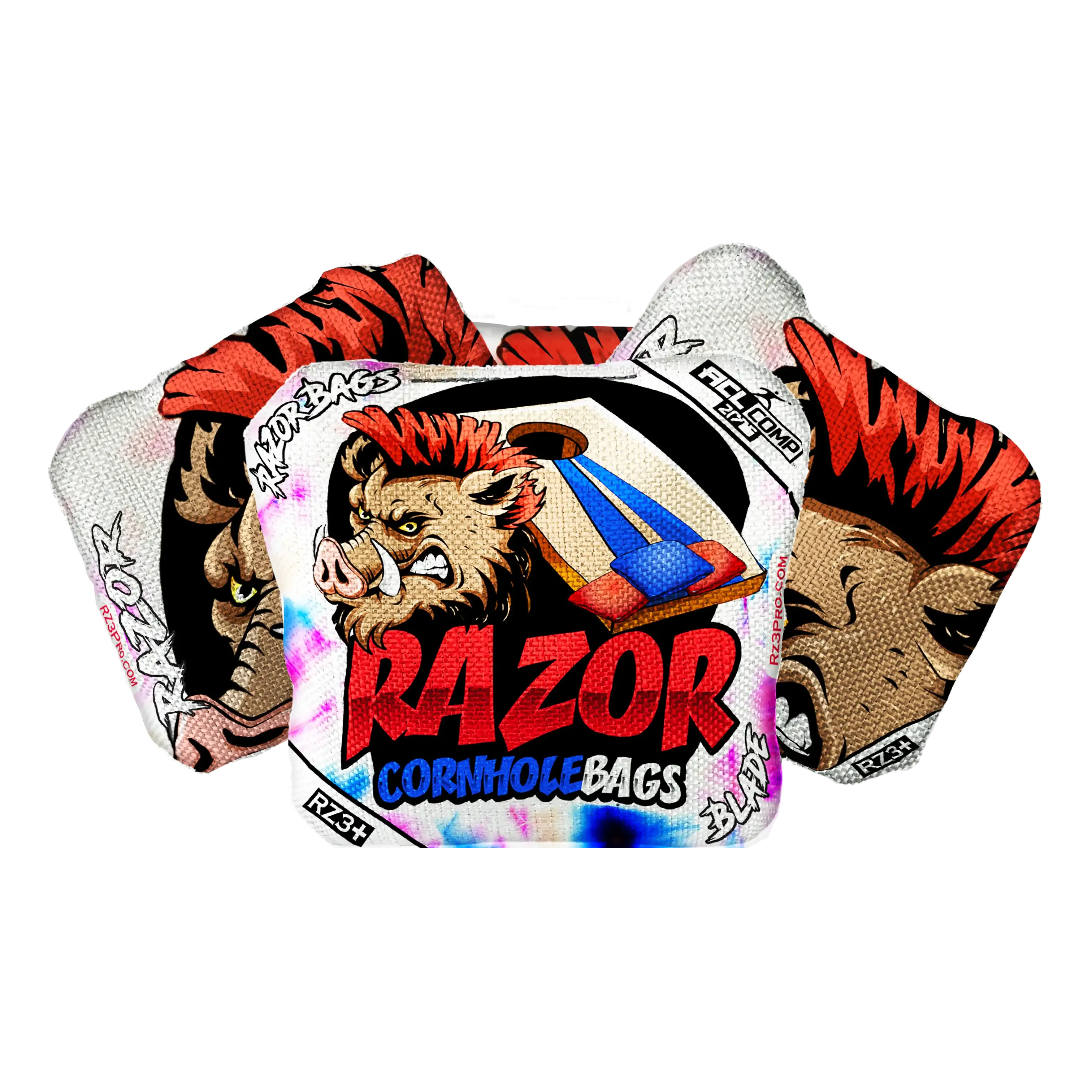 Blade | Razor Tie Dye | ACL COMP Razor Cornhole Bags