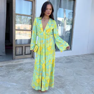 Blue Palm Angie Dress