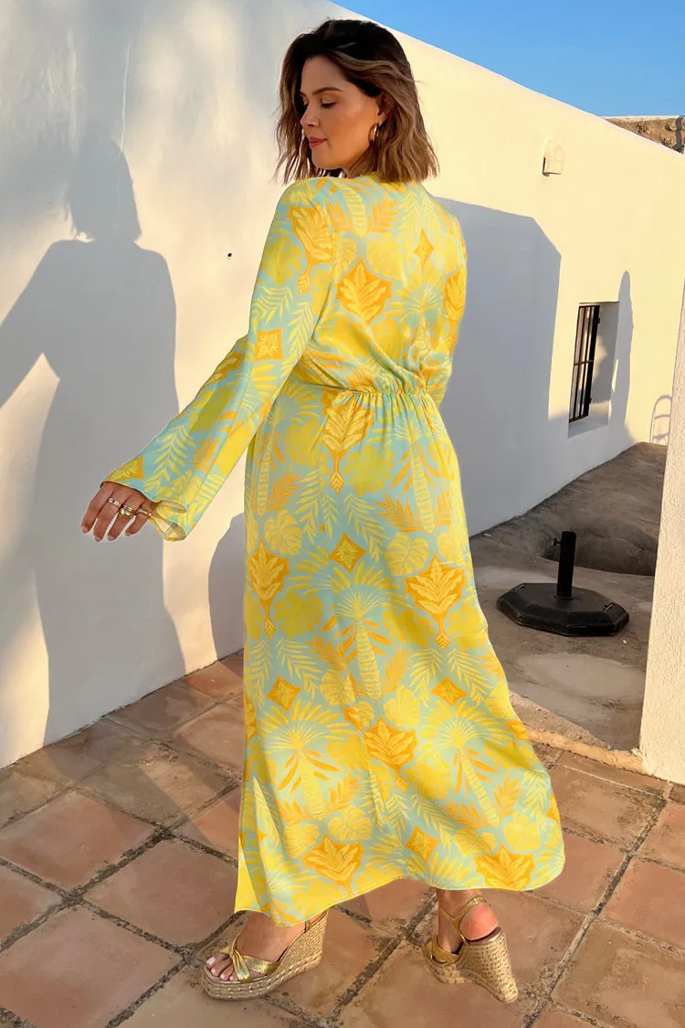 Blue Palm Angie Dress
