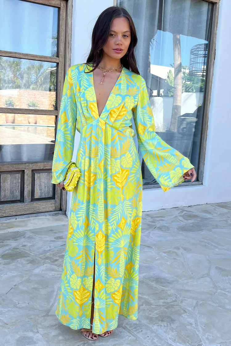 Blue Palm Angie Dress