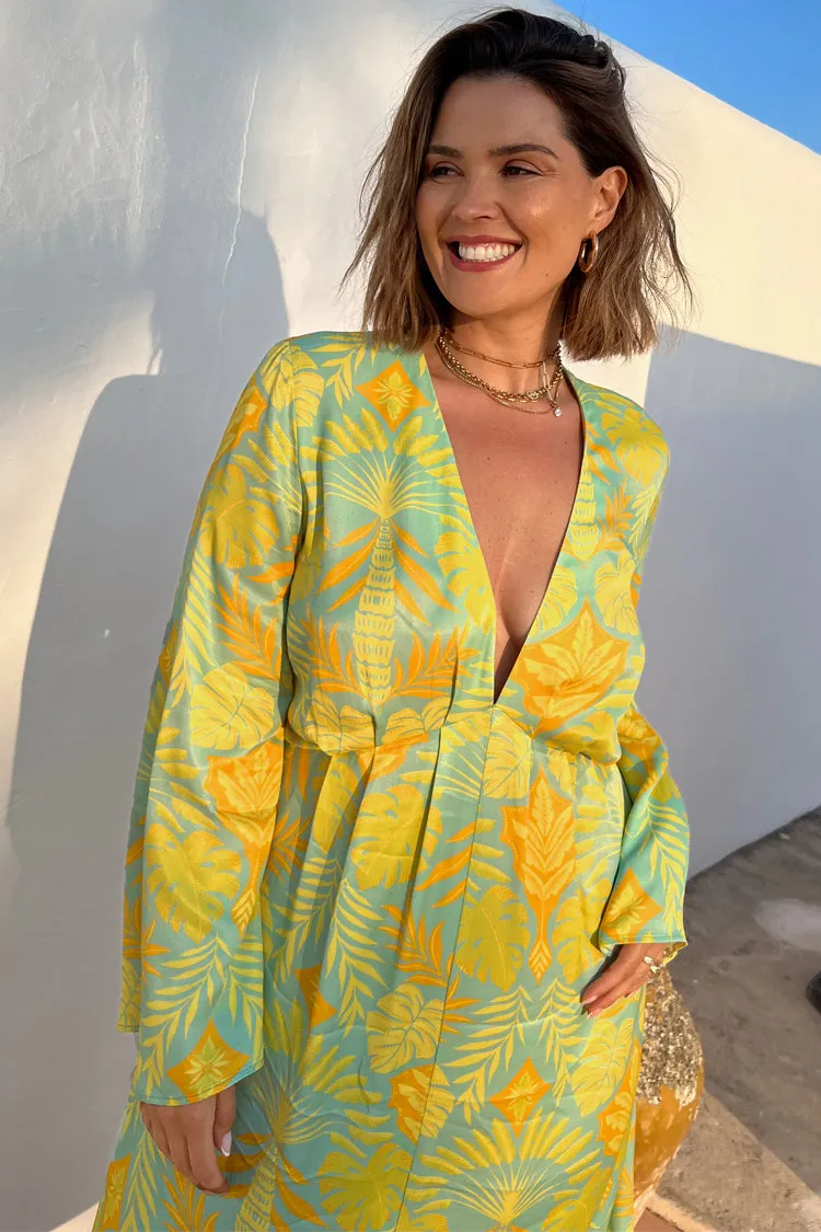 Blue Palm Angie Dress