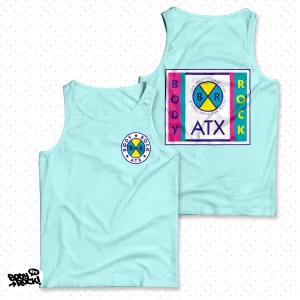 Body Rock ATX: Cross Colors Unisex Tank (Ice Blue)