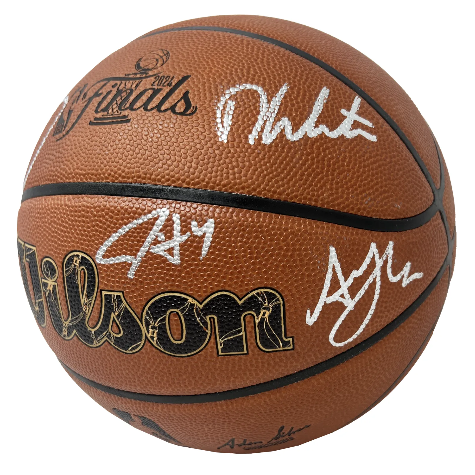 Boston Celtics Team Signed Finals Basketball Tatum/White/Horford  Fanatics/JSA