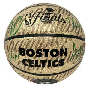 Boston Celtics Team Signed Gold LE Basketball Tatum/White/Horford  Fanatics/JSA