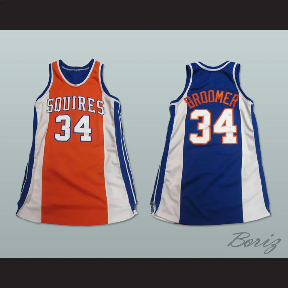 Broomer 34 Semi Pro Virginia Squires Basketball Jersey
