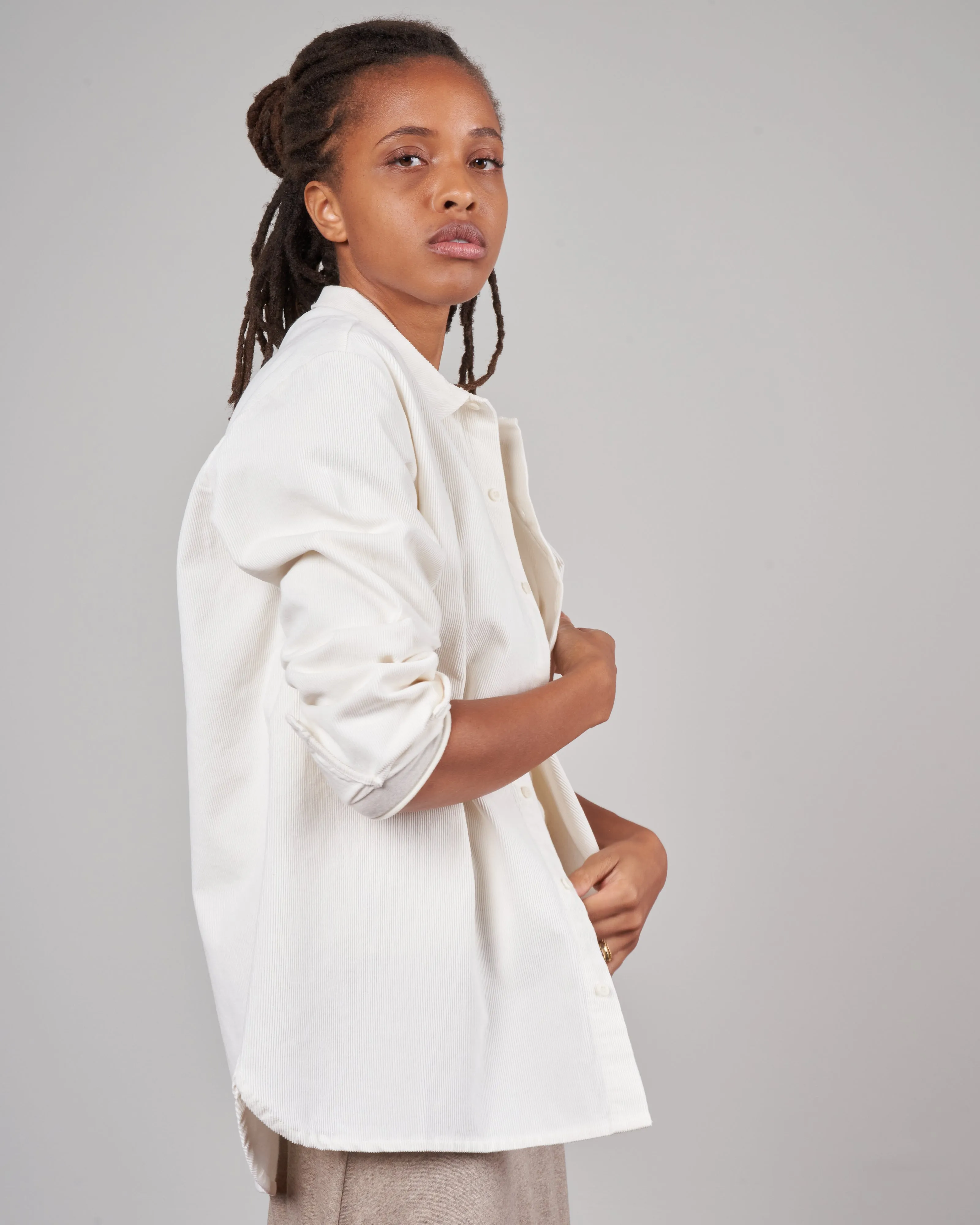 camicia clean shirt - winter white