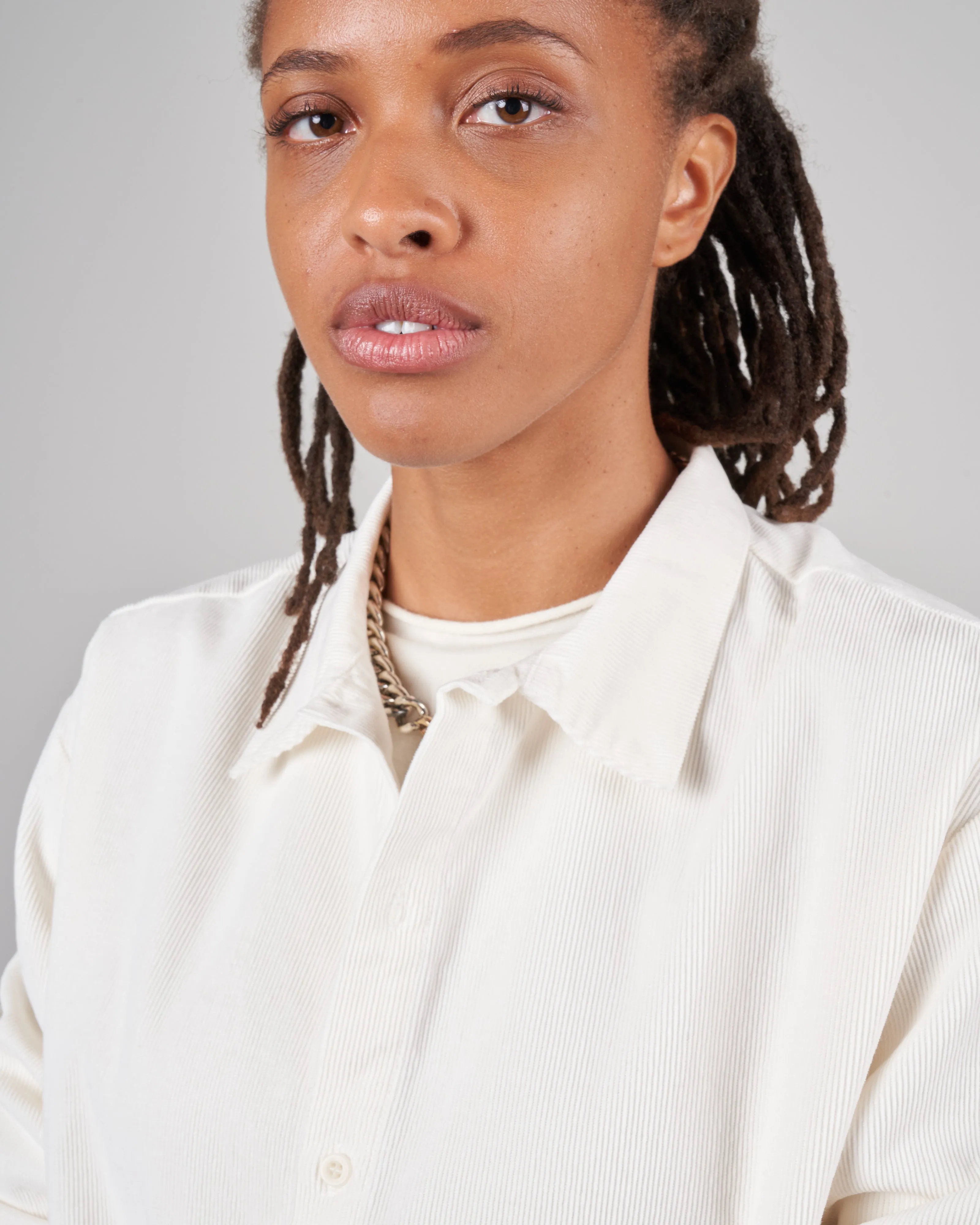 camicia clean shirt - winter white