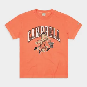 Campbell Fighting Camels Basketball Retro Mascot Vintage Heavyweight Tee
