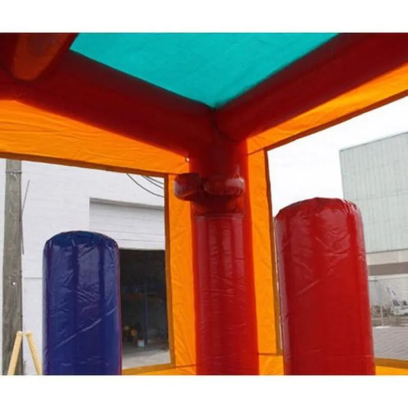 Castle Module Bounce House in Red Blue and Yellow
