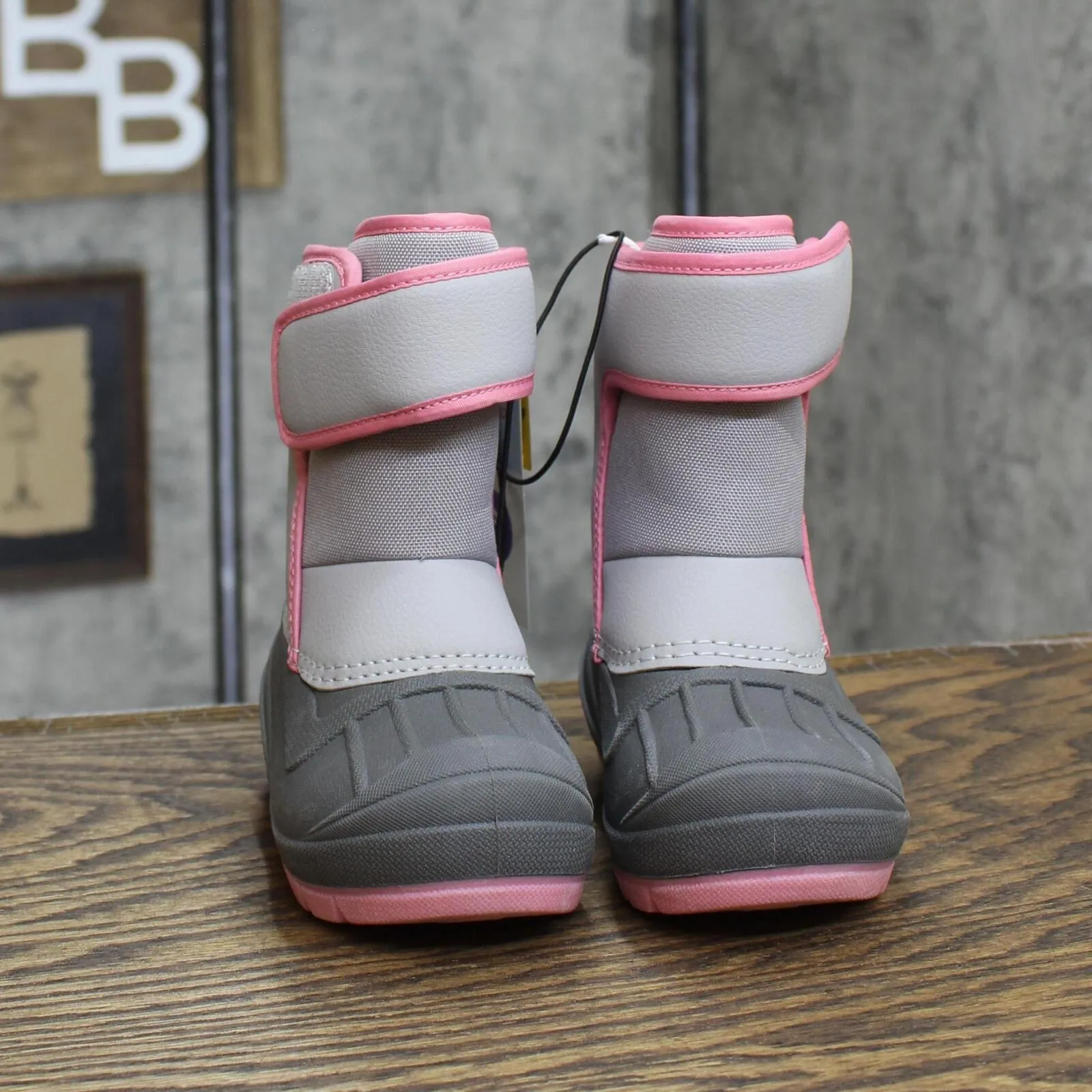 Cat & Jack Toddler Girls Lenny Winter Boots AEX55 Gray 6T