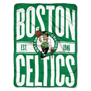 Celtics OFFICIAL "Clear Out" Micro Raschel Throw