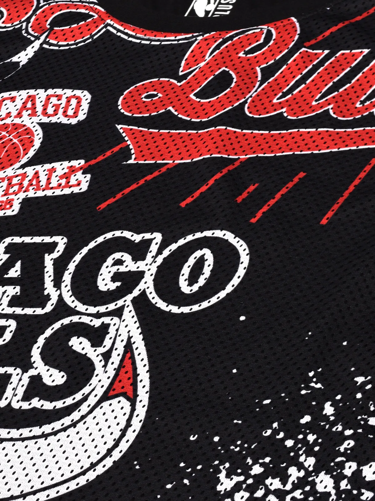 Chicago Bulls: Oversized Mesh AOP T Shirt