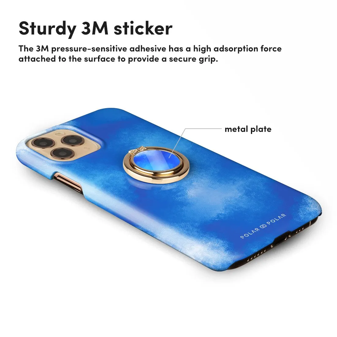 Clouds in Summer | Custom Phone Ring Holder  (Non-MagSafe)