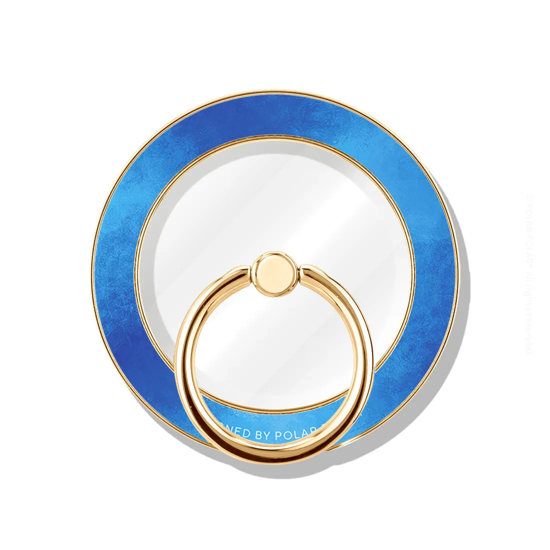 Clouds in Summer - Golden MagSafe Phone Grip and Ring Holder Stand