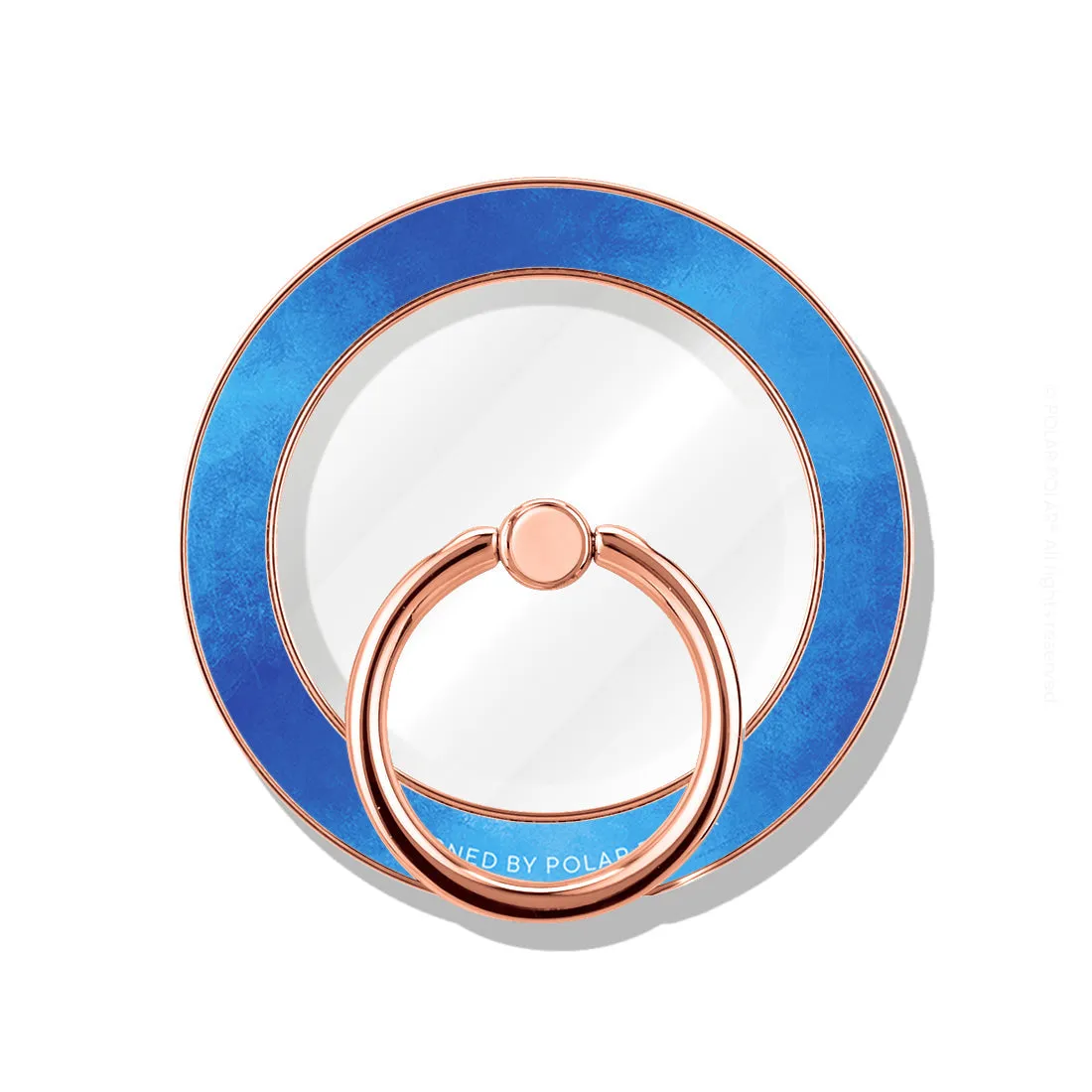 Clouds in Summer - Rose Gold MagSafe Phone Grip and Ring Holder Stand