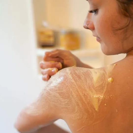 Coconut Papaya Whipped Soap & Scrub